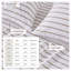 Ensemble de draps en microfibre douce à rayures-135674812-135674809