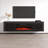 Attalla 70.9" Modern TV Stand with Electric Fireplace, High Gloss Finish, Wall-Mounted-1300747572