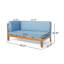 Banc de coin gauche X-Back de l'ensemble 2-1954012921-1954012924