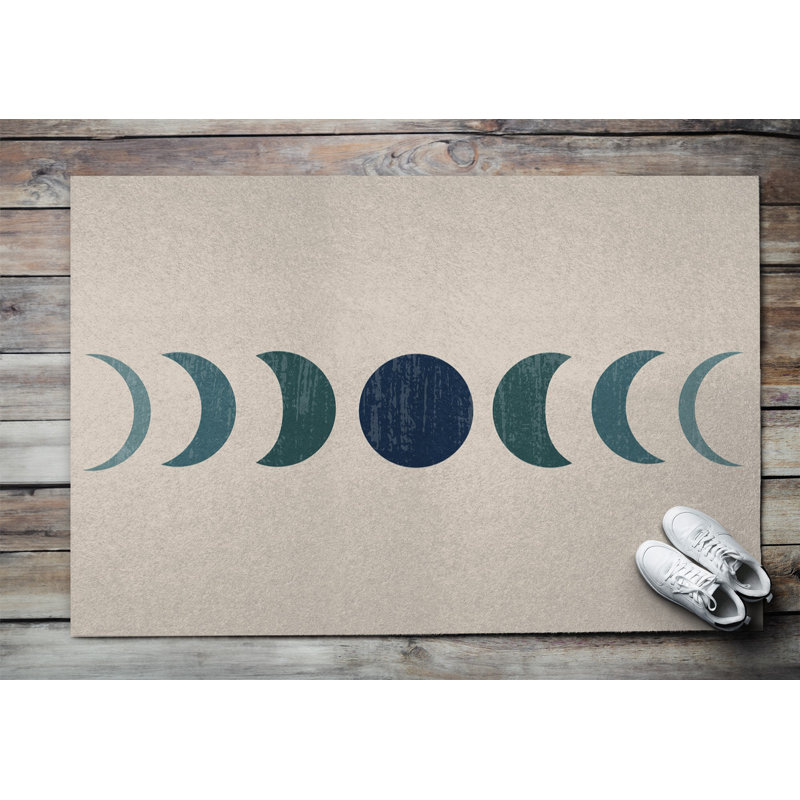 Non-Slip Geometric Outdoor Doormat