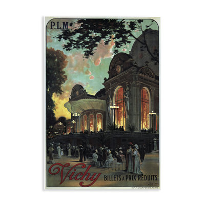 Vichy Cultural Antique Poster Wall Plaque, design by Marcus Jules