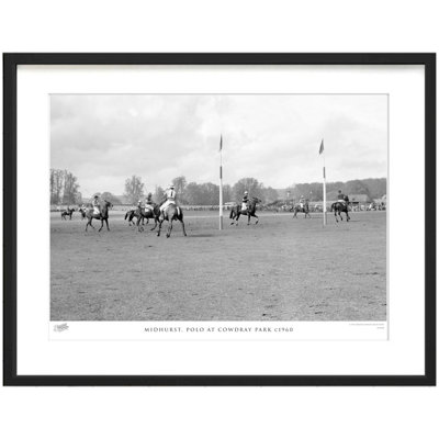 Midhurst, Polo at Cowdray Park C1960 1 Piece Single Picture Frame Wall Art