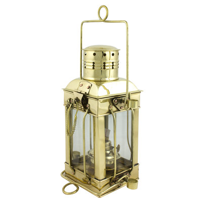 Metal Wall Lantern with Candle Included