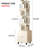5-Tier Rotating Bookshelf with Storage Drawer-110119282