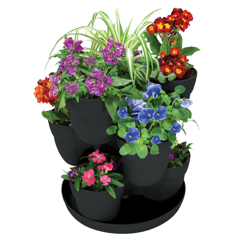 Manac Pot Planter, Charcoal