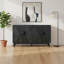 Armoire de rangement moderne noire Mid-Century