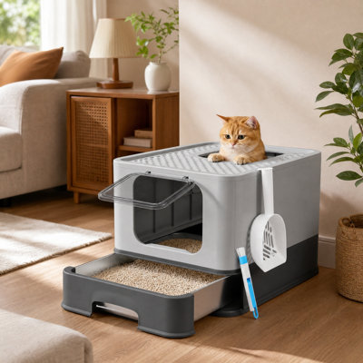 Stainless Steel Sifting Litter Box