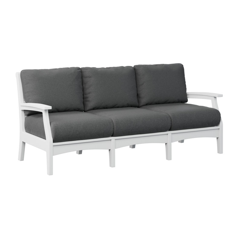 Canapé et coussins de terrasse Classic, Dupione Celeste, White