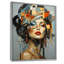 «Glam Harmonious Cubist Woman Portrait I», art mural sur toile tendance-90894877-90894879-121177024