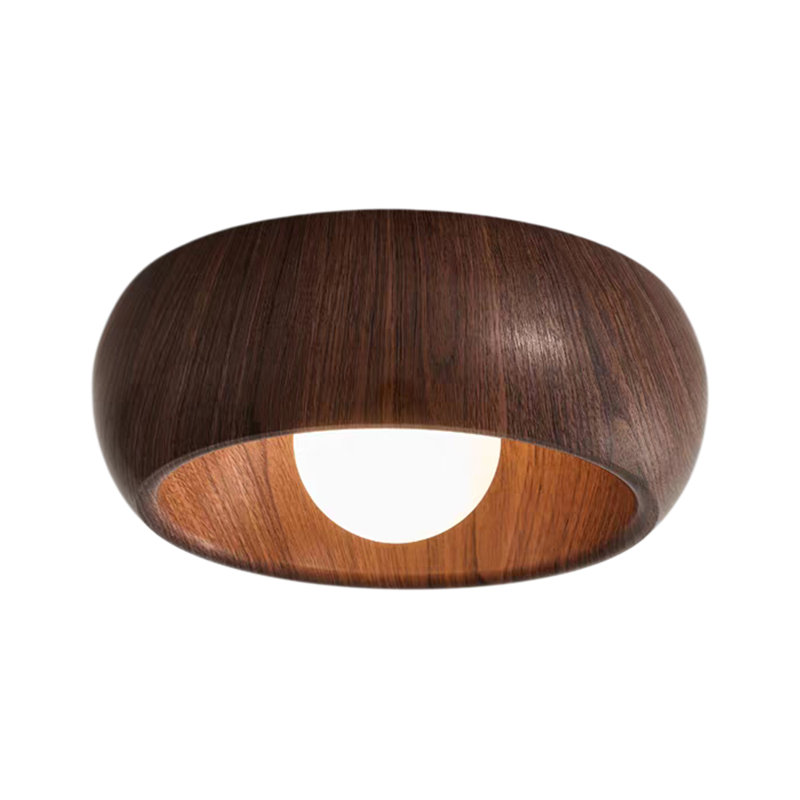 Flush Mount, Walnut