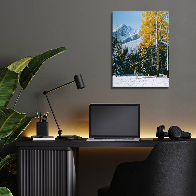 «Tremble Aspen» par Ron Parker, art mural en verre acrylique,, H 16 po x l 12 po x P 0,13 po