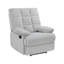 Fauteuil inclinable en velours-1970874504