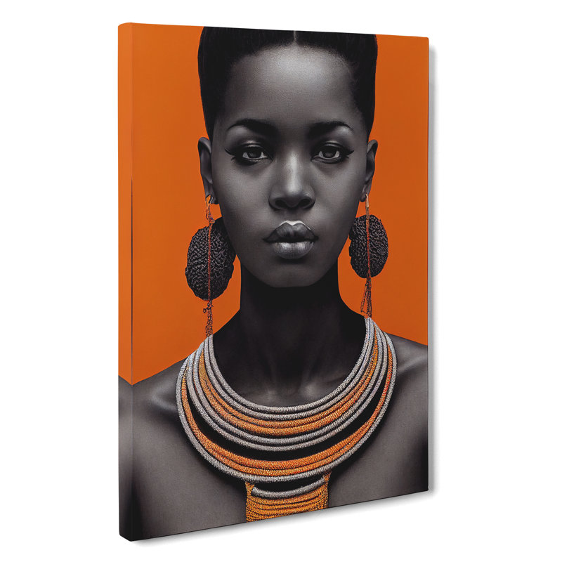 XC1022-4598X The Resplendent Woman - Wrapped Canvas Print, 60cm H x 40cm W x 3cm D