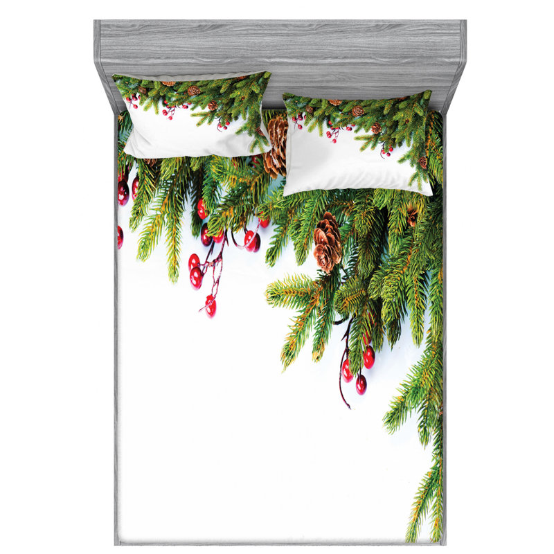 Microfiber Sheet Set, Queen Sheet Set with Fitted Sheet