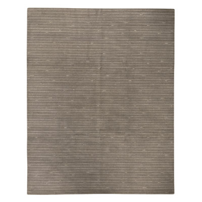 High-Quality Hand-Knotted Fossil Area Rug