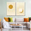 " Abstract Sun And Moon " 2 - Pieces-920541953