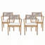 Chaises de salle à manger d'extérieur en bois d'acacia-1659370833