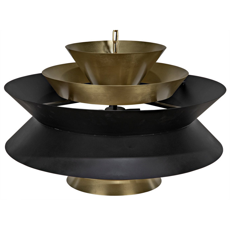 Luminaire suspendu géométrique 4 lumières Arion