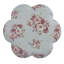 Repose-pieds 25 po en lin rose
