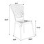 Ensemble bistro 3 pièces de mobilier de patio en fonte d'aluminium antirouille 2 chaises et 1 table ronde d'extérieur-706561258