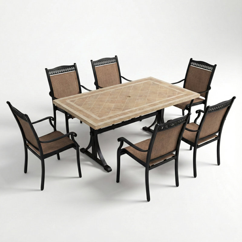 6 - Person Patio Dining Set with