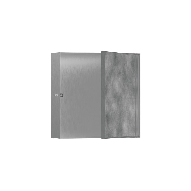 Niche de douche murale 4 po Xtrastoris, Acier inoxydable brossé