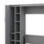 Lit escamotable double pleine grandeur avec tablettes, garde-robe et éclairage DEL-885506475-885506516
