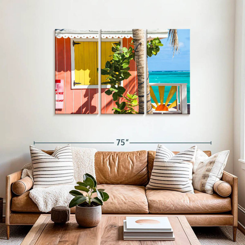 Lilie Caribbean Beach Cabana, 36" H x 57" W