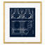 Blue Figure 7, Blue Shell Study & Blue RCP Giclee Print by David Phoenix