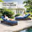Mirari 3-Piece Outdoor Chaise Lounge Set, 3 All-Weather Wicker Recliners With 5" Thick Cushions-1125844566-1125844584