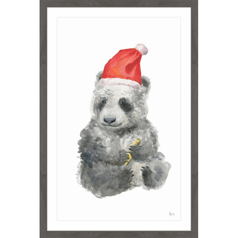 Santa Panda by Eyre Tarney - Painting, 91cm H x 61cm W