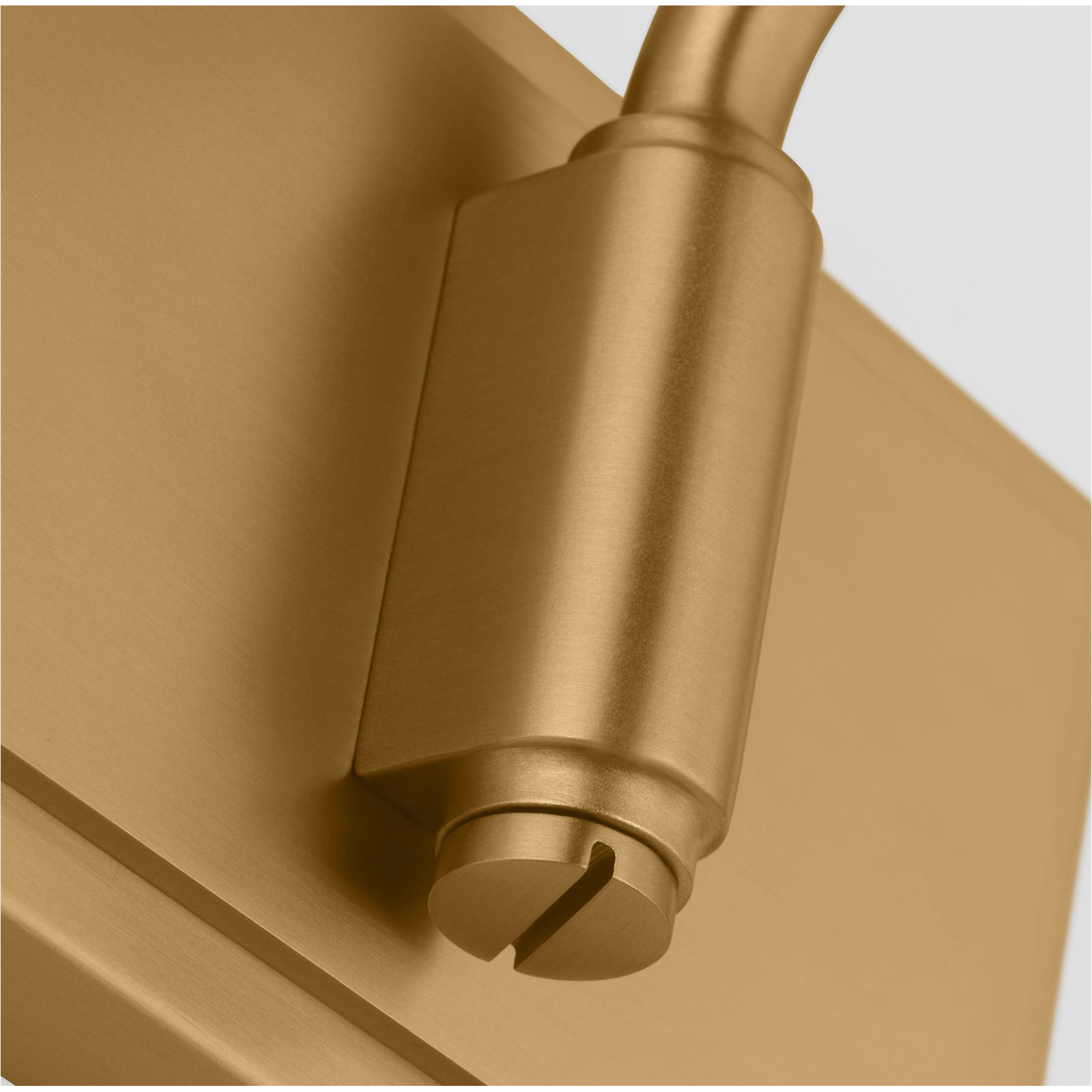 Romaine 2 - Light Picture Light, 7.75" H x 13" W x 9.13" D, Brushed Brass