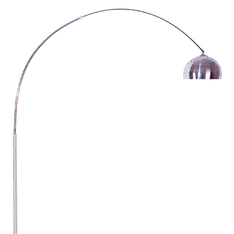 Lampe sur pied 85 po en métal avec base en marbre blanc