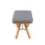Banc Folia Mid-Century moderne en bois naturel et tissu-677542128-677542141