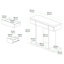 90cm Console Table