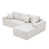 Similicuir beige est en rupture de stock