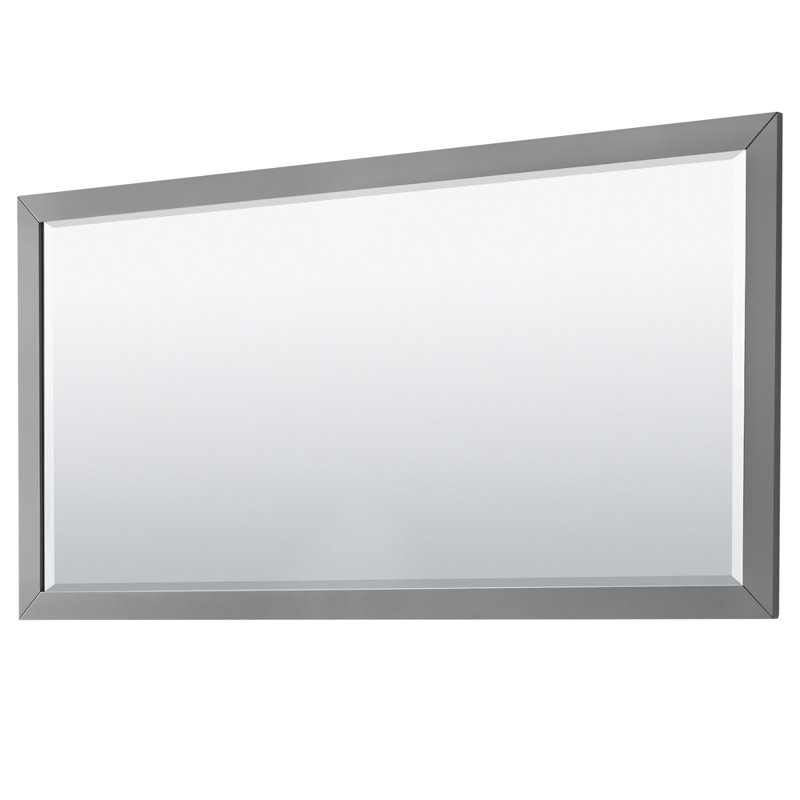 Strada 84" Freestanding Double Bathroom Vanity with Cultured Marble Top, Gray, Satin Bronze