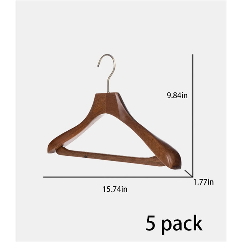 Cintre pour femme en bois massif, 5