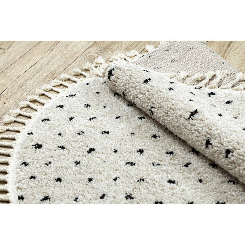 Round Willbanks Polka Dots Area Rug, Round 160cm