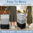 Large Laundry Hamper,Laundry Basket With 4 Wheels, Collapsible Waterproof Clothes Basket, Freestanding Hamper With Handles For Bedroom, Bathroom, Laundry Room-1148867130