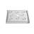 Titan Series 36'' W 36'' D Square Double Shower Base