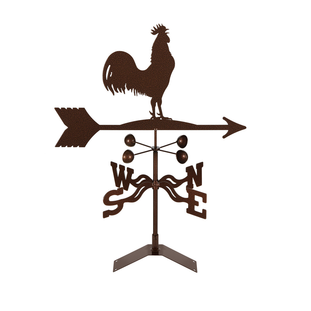 Viar Rooster Weathervane August Grove® Mount 