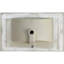 Comptoir de meuble-lavabo en céramique 30 po pour salle de bain, blanc brillant, P 29,9 po x l 18,3 po H 6,7 po, et évier de choc blanc brillant 30 po
