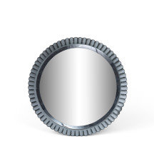 Garden Floral Round Iron Mirror