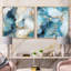 Lichfield - Ensemble de 2 collages abstraits carrés-101857844-101857846