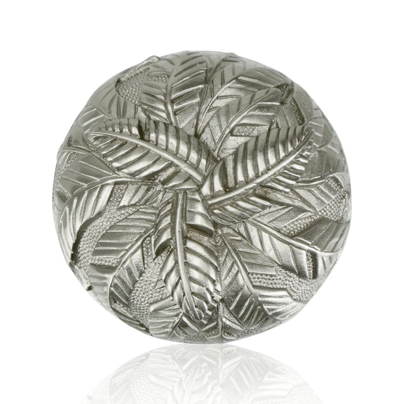 KEY LARGO KNOB MUSEUM FINISH, Silver