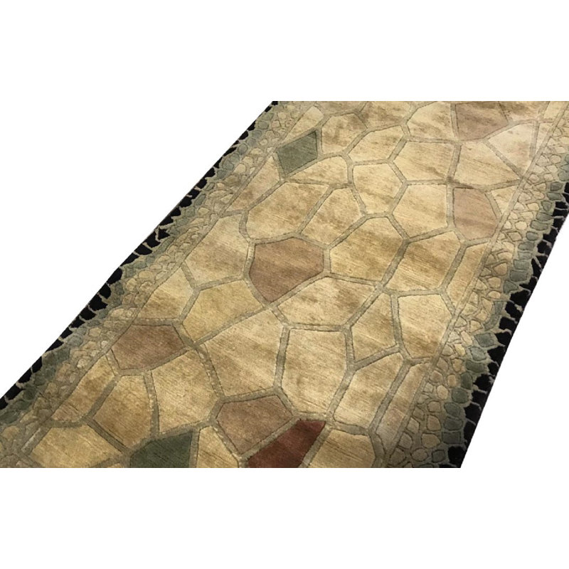 Indo One-of-a-Kind Runner 3' X 9' Hand Knotted Area Rug