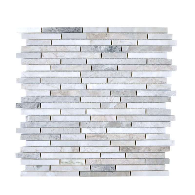 Carreau de mosaïque linéaire en pierre artificielle