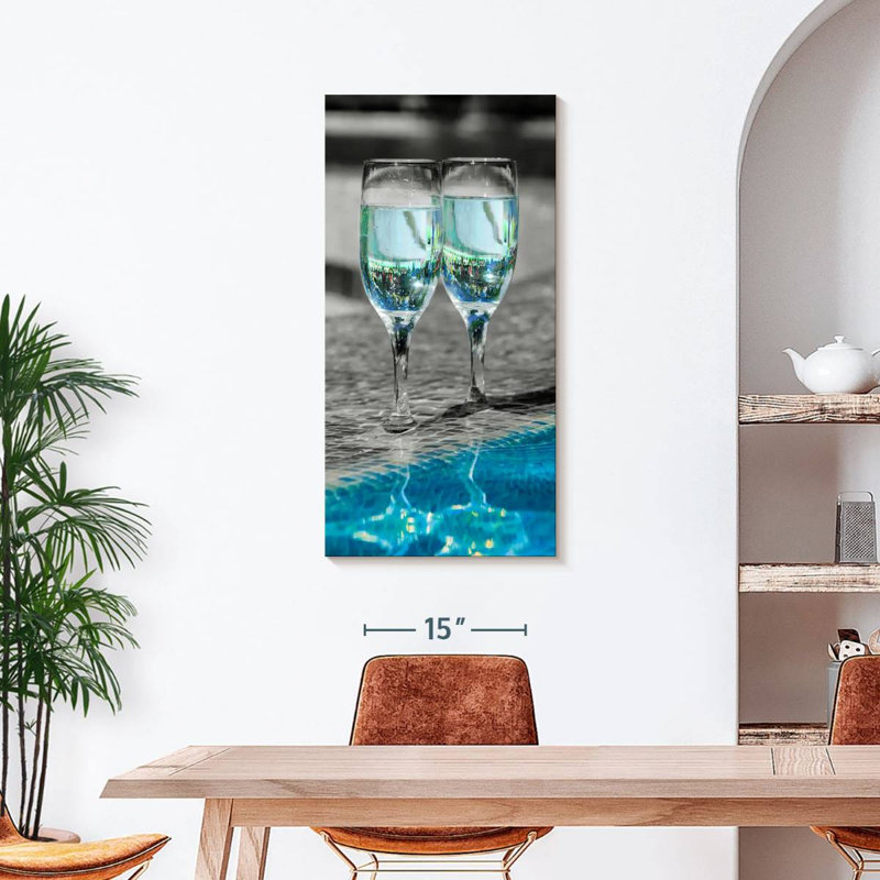 " Pop Pool Wine " by SodaPopArt, 42" H x 21" W x 1.25" D