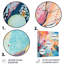«Colorful Ink River Microscopic Fantasia 2 - Abstract Shapes», art mural en métal-101153785